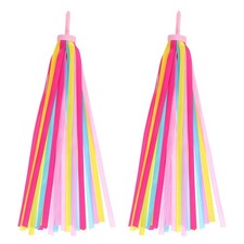 Bike Tassels Scooter Handlebar Ribbons Decorations for Girls Child