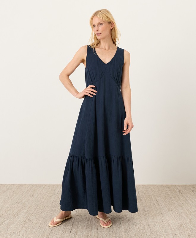 🔥SALE!Organic Coastal Double Gauze Beach To Brunch Maxi Dress - Free Ship⚡