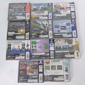 Assorted Sega Saturn Japanese Sports, Racing, + More Video Game Discs Lot of 11