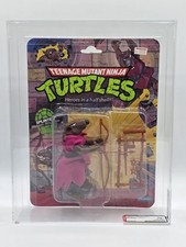 1988 TMNT Splinter AFA 75 EX NM 10 Back Vintage Playmates Ninja Turtles Graded
