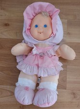 Fisher Price Puffalumps Kids Baby Doll 1991. READ, SMALL FLAW. blue eyes blonde
