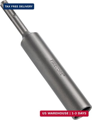 SDS Plus Ground Rod Driver for 5/8 Inch & 3/4 Inch Ground Rods, Firecore One-Pie