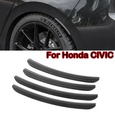 4x For Honda Civic Wheel Eyebrow Arch Lip Fender Flares Protectors Mud Flaps 4x For Honda Civic Wheel Eyebrow Arch Lip Fender Flares Protectors Mud Flaps