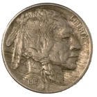 1915-P Indian Head Buffalo Nickel - Philadelphia - Almost Uncirculated AU+