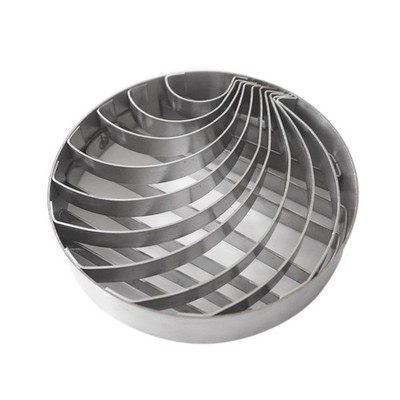 Heluok Concha Cutter Mexican Bread Stamp, 4 Inch Small 4 Inch, Silver 