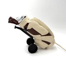 VTG Golf Bag Telephone Dialfone GTS1 Push Button Man Cave Decor  (Untested)