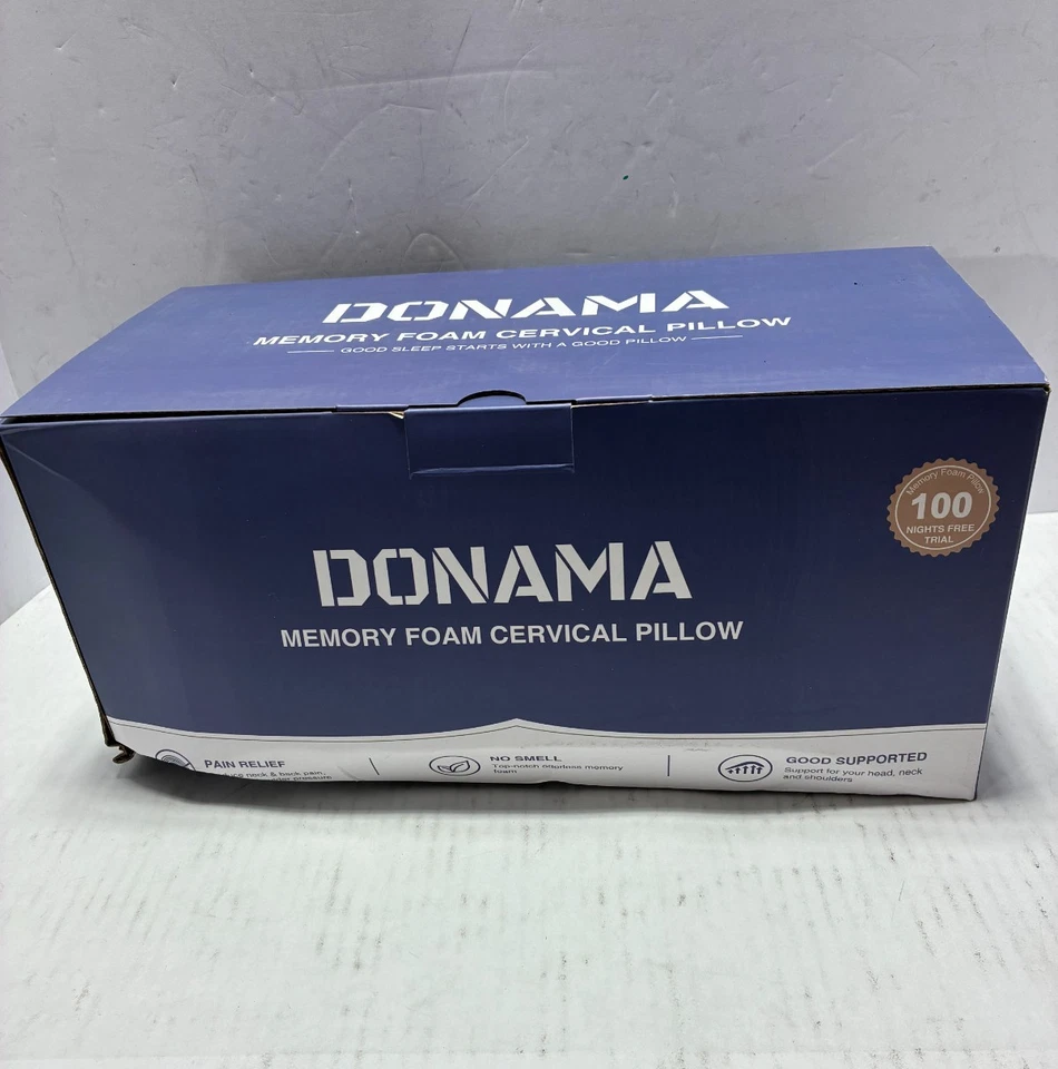 DONAMA Cervical Pillow for Neck and Shoulder,Contour Memory Foam Pillow - Image 2 of 4