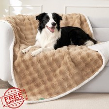FWERDG Soft Cozy Waterproof Twin Blanket for Bed - Room Decor Large Dog Blank...