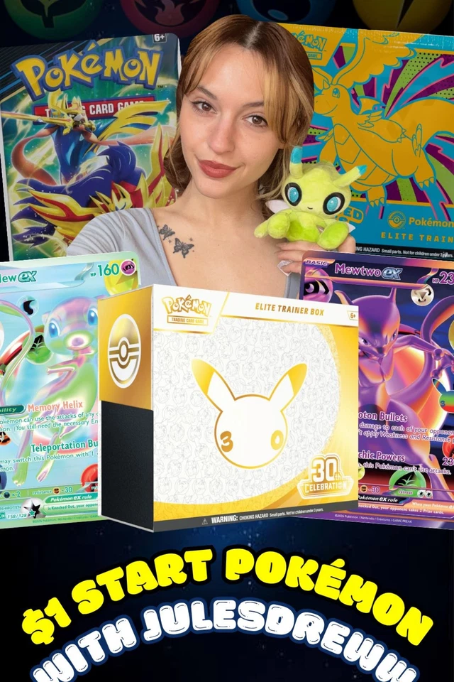 POKÉMON 30th CELEBRATION & ENERGY BREAKS! w/ julesdreww
