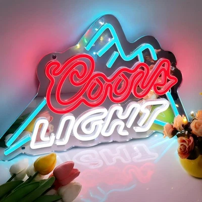 Vintage Coors Beer Neon Sign In Collectible Lighting & Neon Lamps