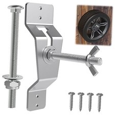 Wall Mount Spare Tire Carrier for Trailer,Spare Tire Carrier Bracket for Silver
