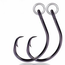 25~100Pcs Circle Hooks with Ring Saltwater Ca...