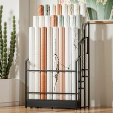 Fabric Roll Storage Rack 3 Tier Textile Fabric Display Rack Vinyl Roll Holder US