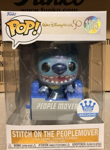 Funko Pop! Vinyl Stitch on the PeopleMover Walt Disney World 50 #1165 Exclusive