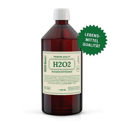 Viroxidin Wasserstoffperoxid 3 % (1000ml) - H2O2 Lebensmittelqualiät