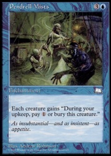 1x Pendrell Mists Heavy Play, English Weatherlight MTG Magic