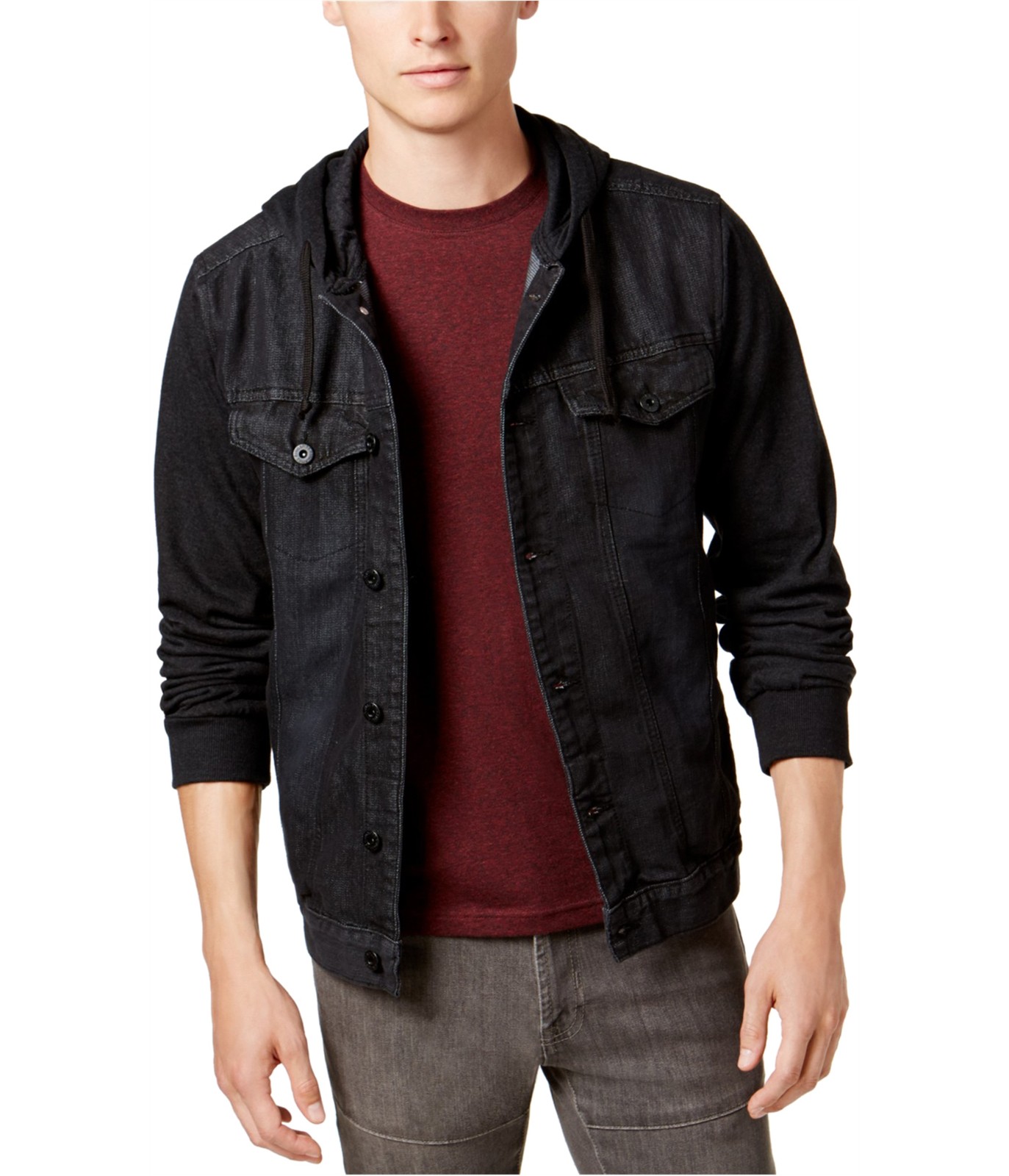 Мужская куртка Ring Of Fire Kick Back 2-fer, черная, Маленький размер