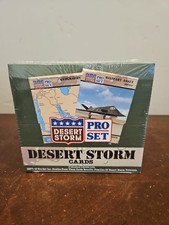 New DESERT STORM  Pro Set 1991 Factory Sealed BOX Of 36 Packs 10 Cards Each