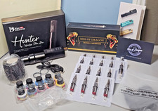Tattoo Gun Kit - Kiss of Dragon 2400mAh Rotary Kit with Pen, Cartridges, Ink etc