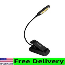 Clip-On LED Reading Light with 9 Color Temperatures - USB Rechargeable