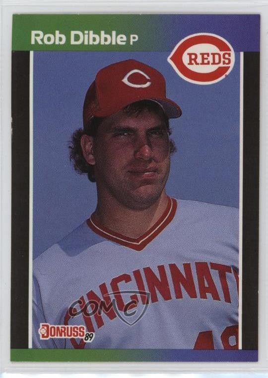 1989 Donruss Rob Dibble (*Denotes on Back) #426 1p0o