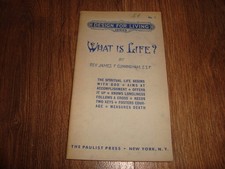 Vintage Design For Living Series No. 1 What Is Life By Rev James Cunningham