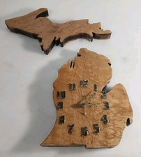 State of Michigan Wall Clock Hanging Upper Lo...