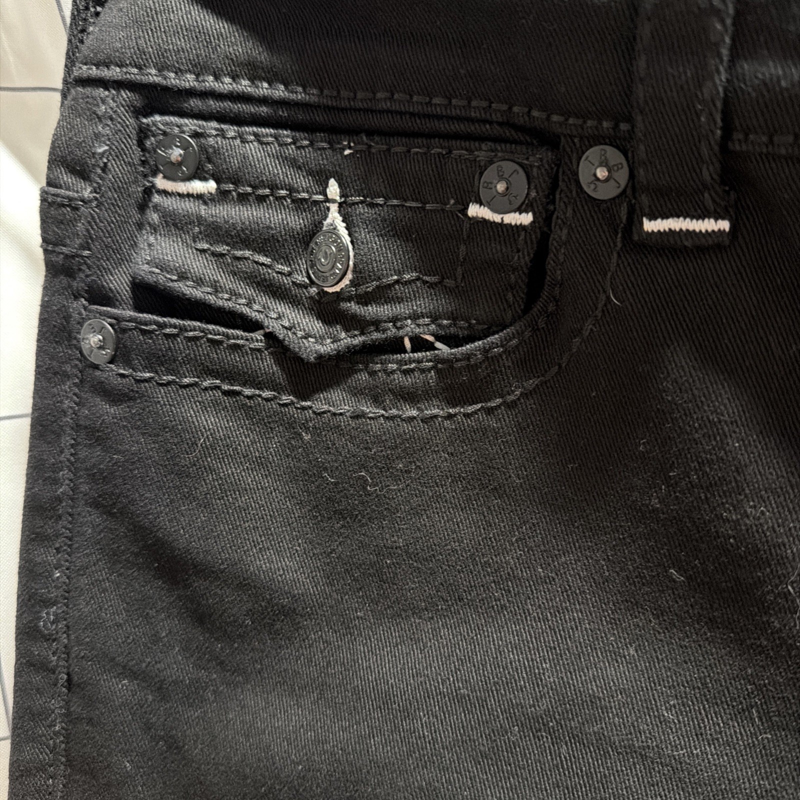 True Religion Jeans - Men’s Size 31x32 Black - Relaxed Skinny thumbnail 4