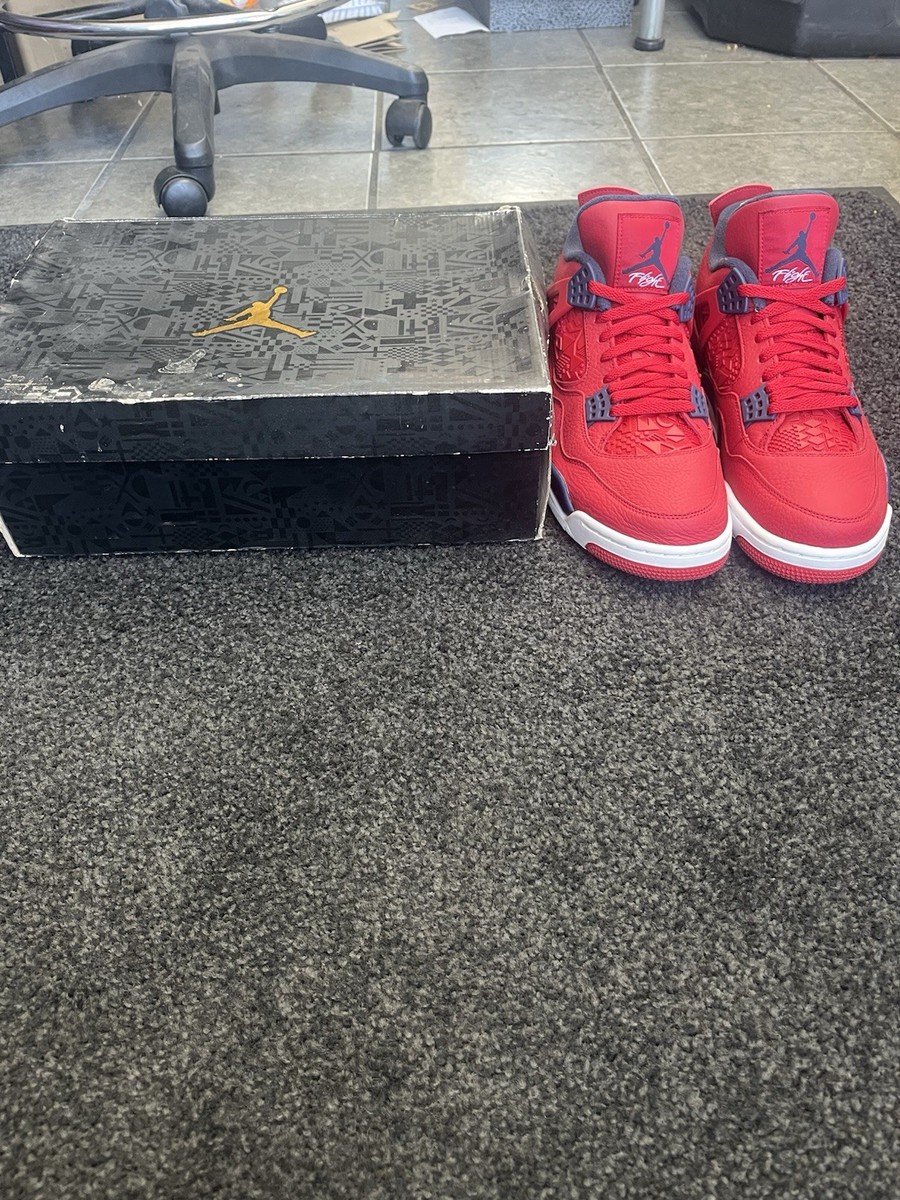 Jordan Air Jordan 4 Retro SE Gym Red White Obsidian Leather FIBA