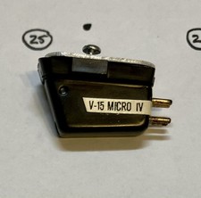 Pickering V-15 Micro IV Used H-Mount Cartridge No Stylus Turntable Stereo 25