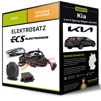 Elektrosatz 13-pol spezifisch für KIA Cee'd Sporty Wagon (Kombi) 12- NEU