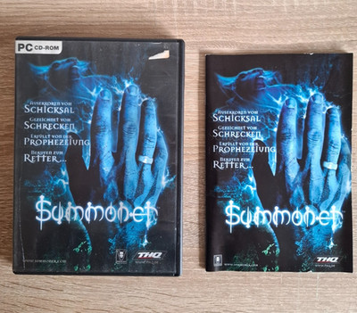 Summoner: PC CD-ROM Spiel, Selten, 2001, Komplett Mit Anleitung 2 CD's in OVP