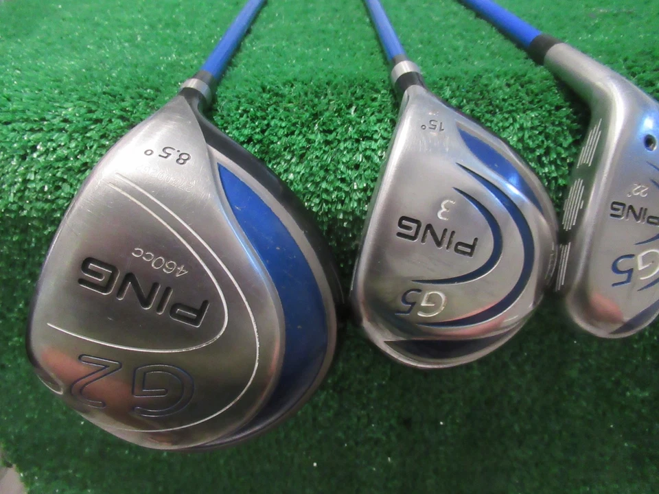 PING G2 G5 8.5* DRIVER 3 WOOD & 22* HYBRID SET PROLAUNCH REGULAR GRAPHITE RH - Image 2 of 4
