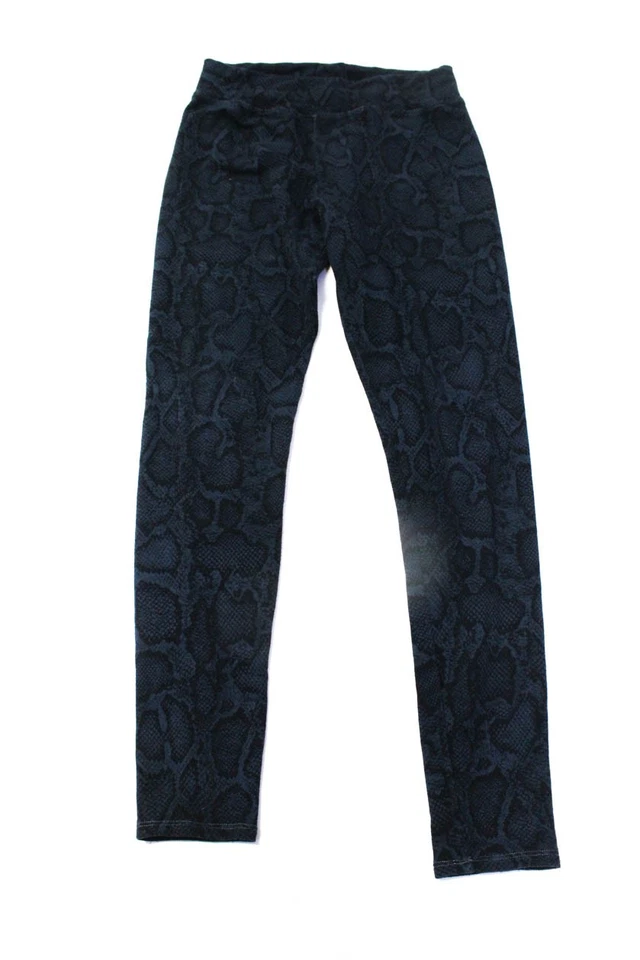 Leggings Sundry Mujer Mediano Largo Estampado Serpiente Azul Talla 1 Lote 2 Foto 4 de 4