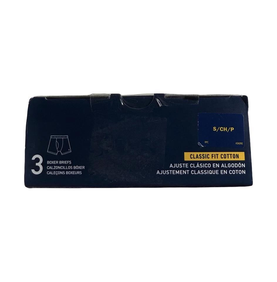 Polo Ralph Lauren nuevo con etiquetas. Pack de 3. CALZONCILLO BOXER CLÁSICO de algodón. Blanco. Precio de venta sugerido por el fabricante 49,50 USD Foto 4 de 4