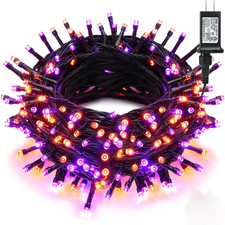 Halloween Lights Outdoor 95.14ft 240 Led Purple Orange Lights Connectable Halloween Lights Outdoor 95.14ft 240 Led Purple Orange Lights Connectable