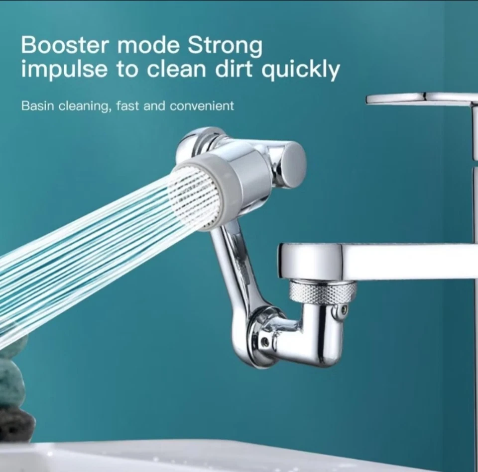 Rotatable Faucet Extender Filter Dual-mode Effluent For Bathroom/ Kitchen Basin - Image 4 of 4
