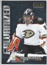 2022-23 O-Pee-Chee Platinum - Galvanized John Gibson #G-10 Anaheim Ducks