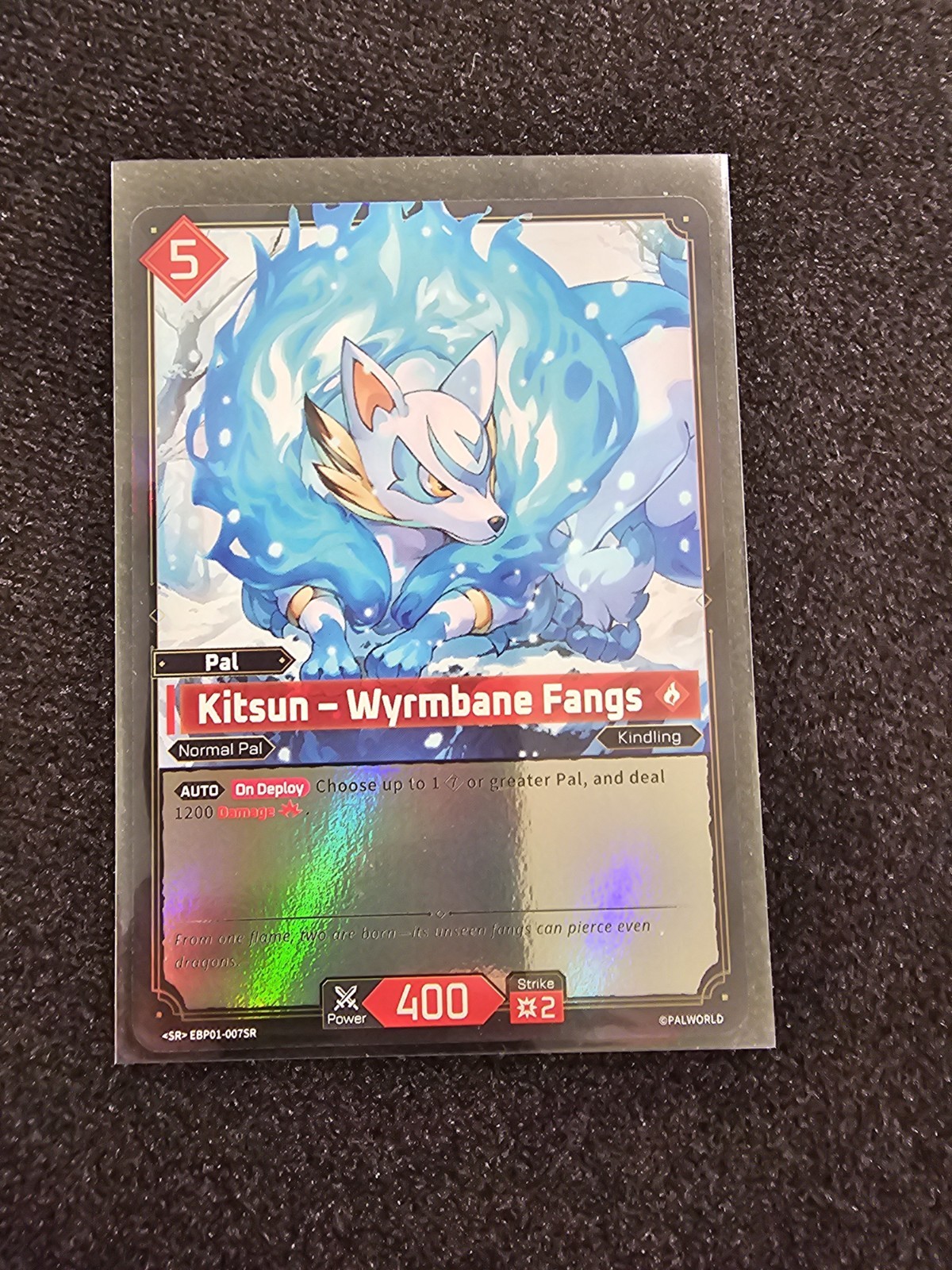 Palworld TCG Kitsun Wyrmbane Fangs SR EBP01-007SR Dawn of Palpagos NM