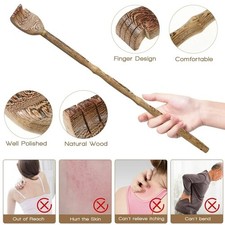 Back Scratcher Tool Wood Long Handle For Women Man.. Y6H3 SFK POU