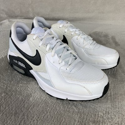Nike Air Max Excee FN7304-100 Mens Size 10 White Black Running Shoes Athletic