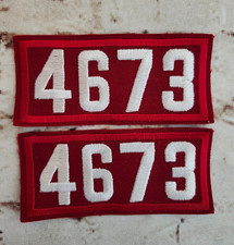 BSA Boy Scouts of America Troop Number Patch 4673, Used, Single Patch