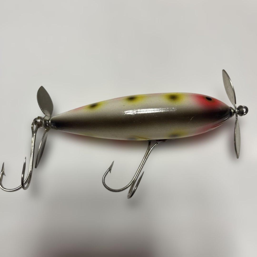 Heddon Wounded Spook Zara II Body Pradoco Used Paint & Needle Damage thumbnail 5