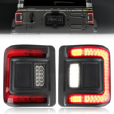 LED Tail Lights Compatible with J-E-E-P JL Wrangler 2018-2022, Full LED Driver