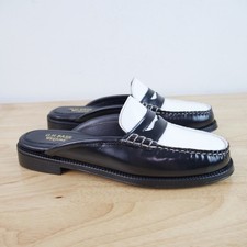 Bass Weejuns Size 7 Wynn Mule Penny Loafer Leather Preppy Heritage Classic Shoe