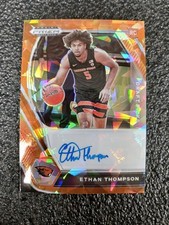 2020-21 Panini Prizm Draft Picks Ethan Thompson ROOKIE Auto DP-ETH