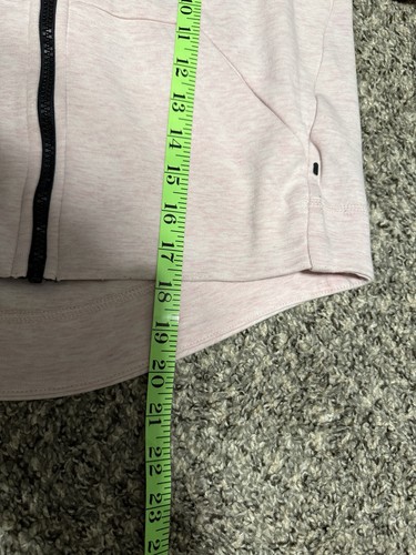 NIke Tech Fleece Hoodie Girls Size M Pink Hooded Sweatshirt Full Zip Kids Youth - Picture 9 of 10