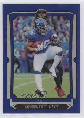 2019 Panini Legacy Premium Edition Sapphire Prizm /50 Saquon Barkley #76 o7m