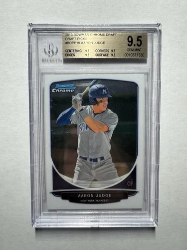 Aaron Judge 2013 Bowman Chrome Draft Picks #BDPP19 1st Rookie Card RC BGS 9.5