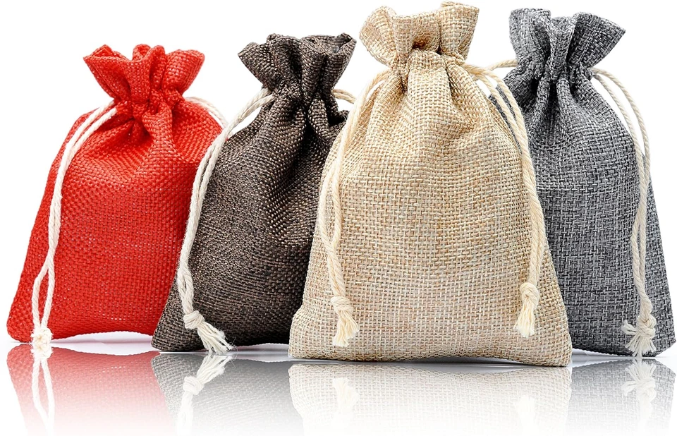 Jutesäckchen/Jute-beutel/Jute-Sack 24er Set für Adventskalender mit Geschenk-Ver - Bild 3 von 4